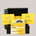 PAPERS Breitling Navitimer World A24322 46mm Black Steel Chrono GMT Watch Box