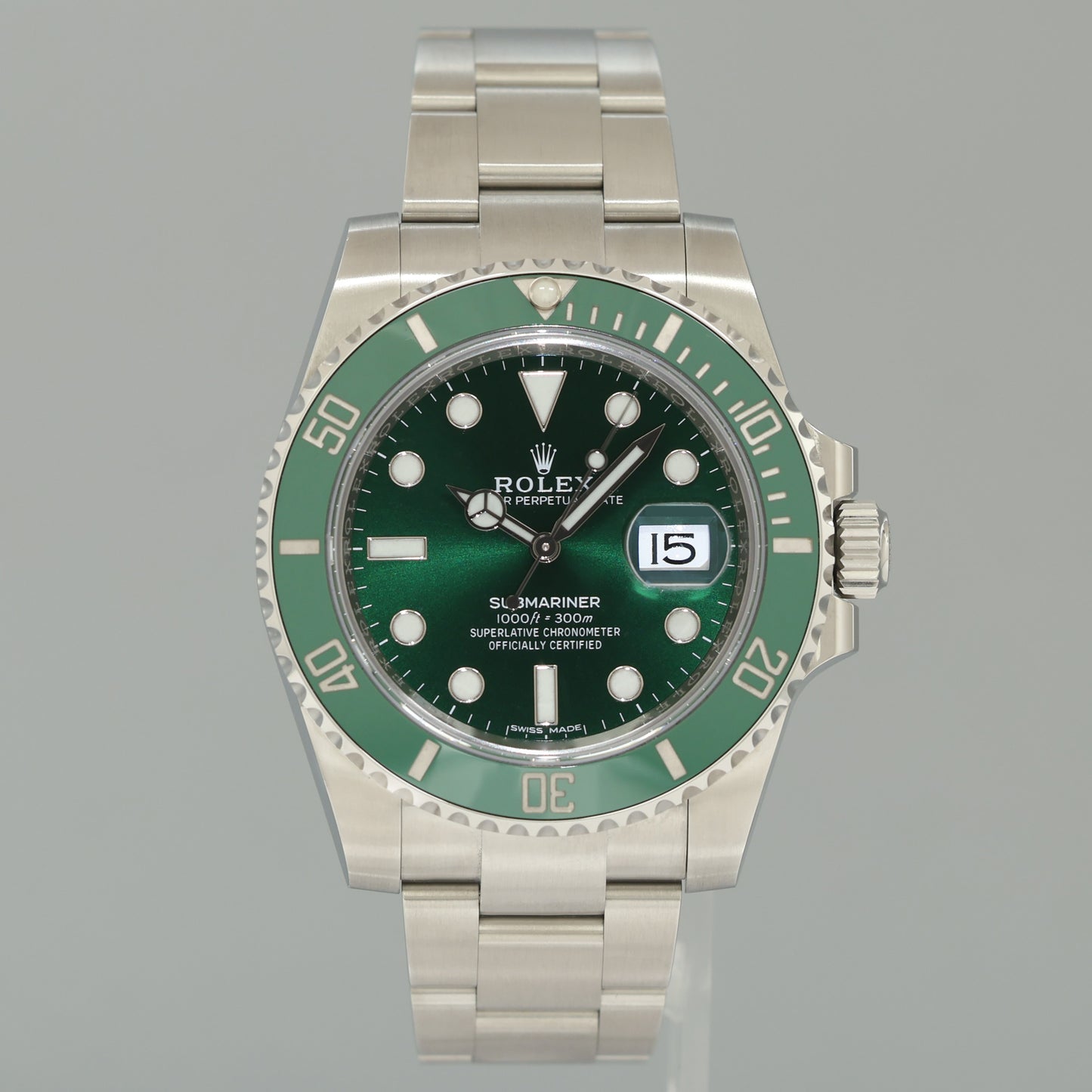 STICKERS JUNE 2020 NEW PAPERS Rolex Submariner Hulk 116610LV Green Ceramic Watch