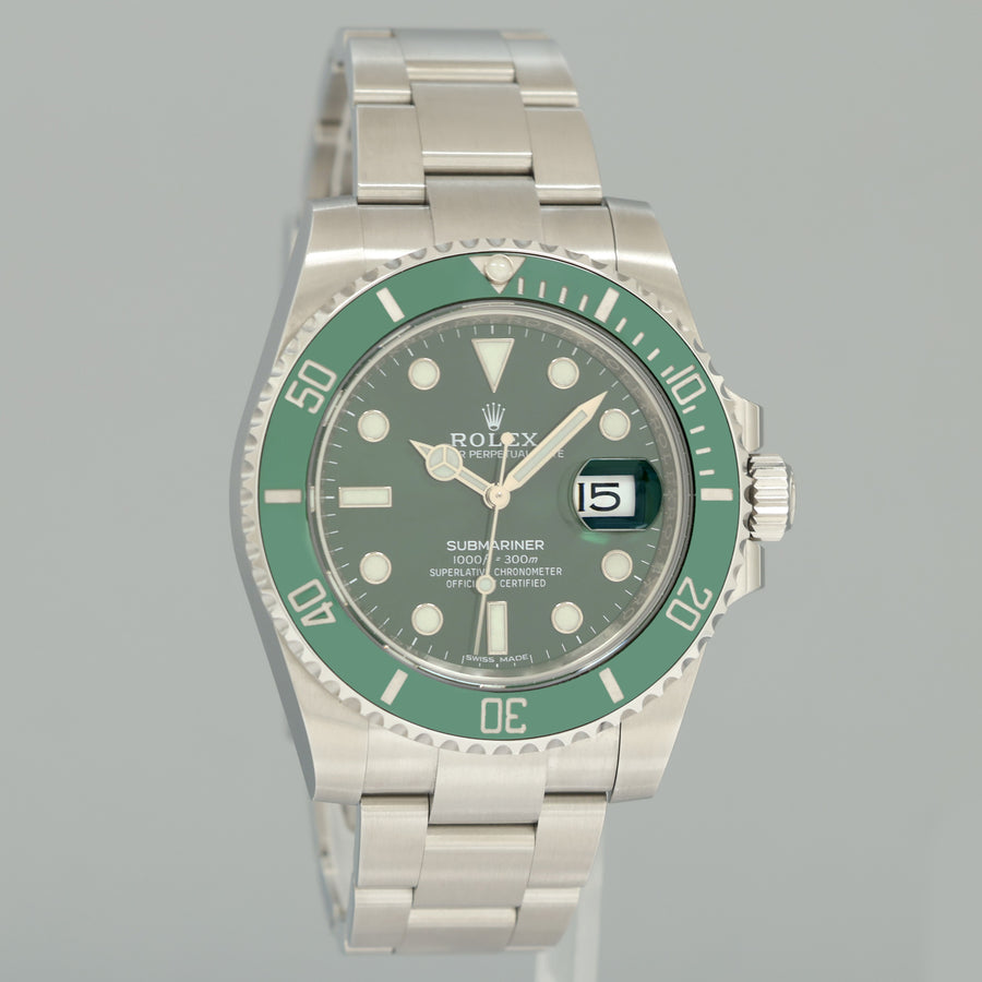 STICKERS JUNE 2020 NEW PAPERS Rolex Submariner Hulk 116610LV Green Ceramic Watch
