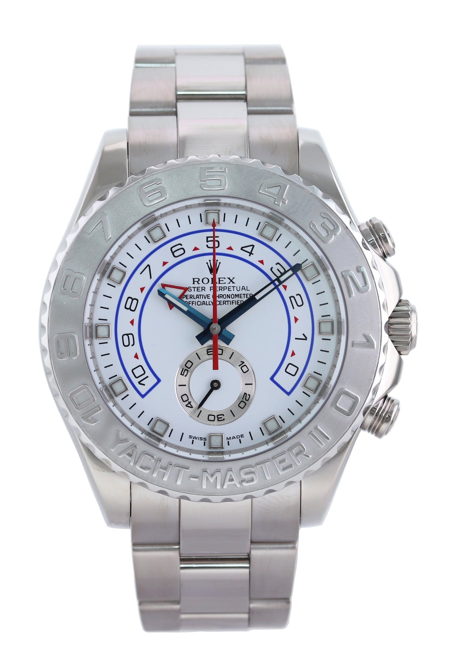 2016 MINT Rolex Yacht-Master II 2 18k White Gold 44mm 116689 Watch Box