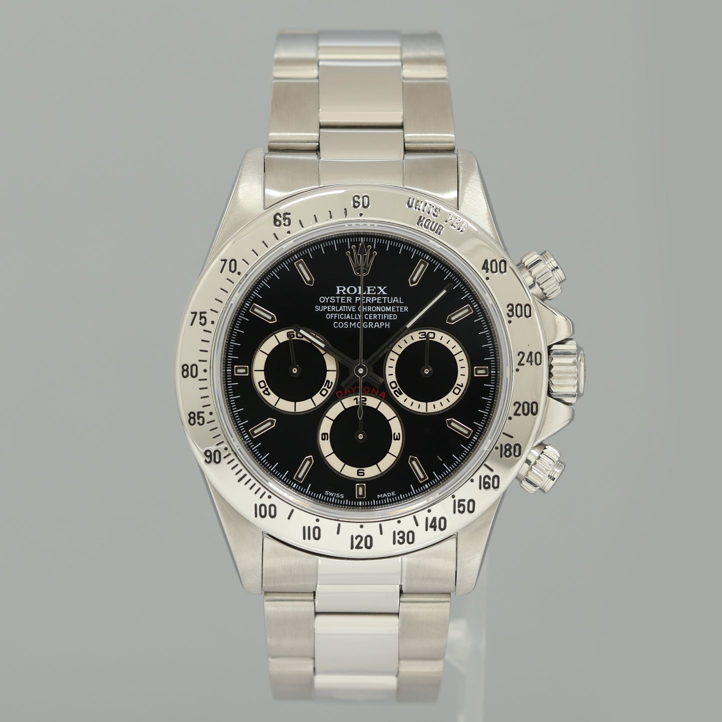 1999 MINT Rolex 16520 Zenith Daytona Black 40mm Chronograph Watch Box