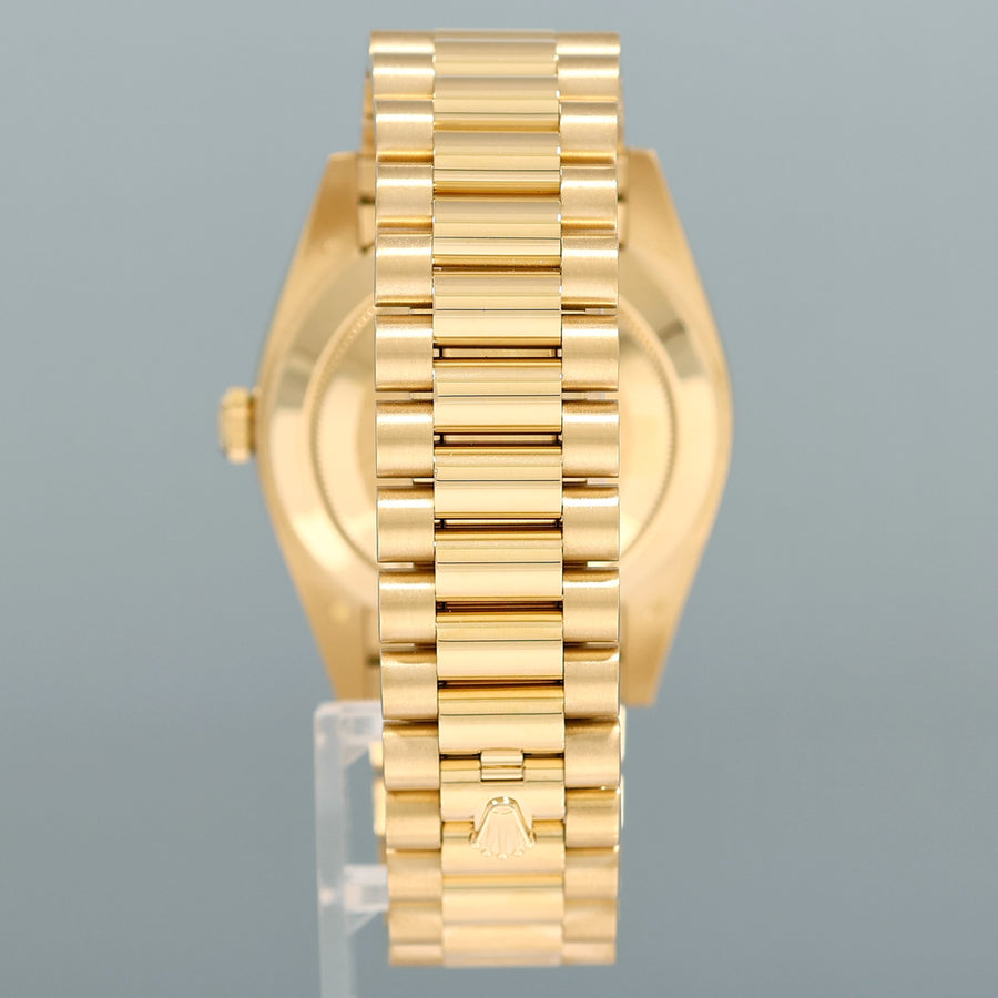 MINT PAPERS Rolex Day-Date 40 President 228238 Black Stick Yellow Gold Watch Box