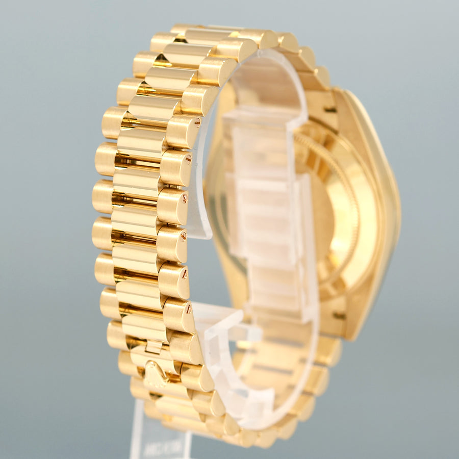 MINT PAPERS Rolex Day-Date 40 President 228238 Black Stick Yellow Gold Watch Box