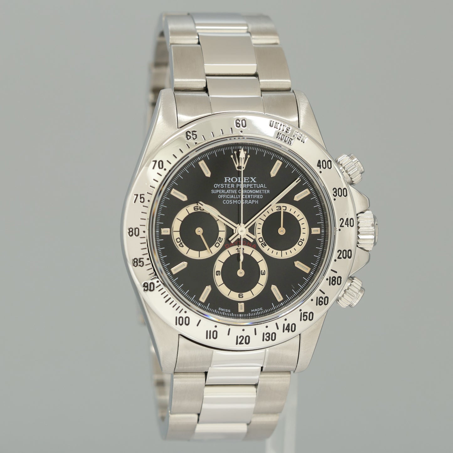 1999 MINT Rolex 16520 Zenith Daytona Black 40mm Chronograph Watch Box