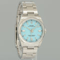 2022 NEW PAPERS Rolex Oyster 126000 Perpetual 36mm TIFFANY BLUE Watch Box