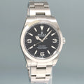 2018 PAPERS Rolex 214270 Explorer Black BLUE LUME 3-6-9 Steel 39mm Watch Box