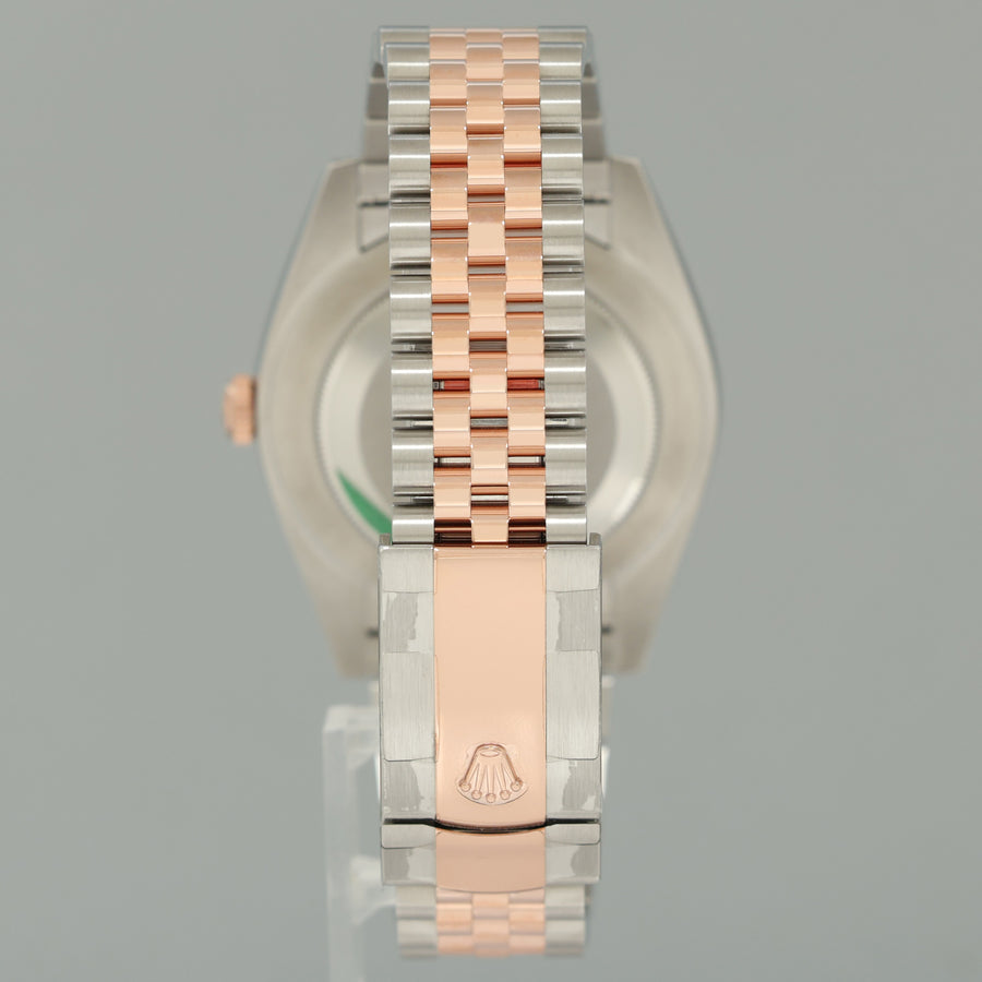STICKERS PAPERS NEW Rolex DateJust 126331 Motif Rose Gold 41 Two-Tone Jubilee Watch