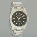 MINT Rolex Milgauss Green Anniversary Orange Black 116400GV Steel Watch Box