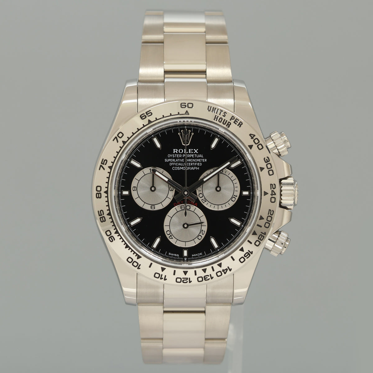 2024 MINT Rolex Daytona Black Baby Lemans 126509 White Gold Chrono 40mm Watch Box