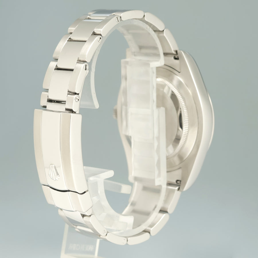 PAPERS MINT Rolex DateJust II 116300 Blue Stick Dial Oyster Steel 41mm Watch Box