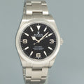 2015 MINT Rolex 214270 Explorer 1 Black Arabic MK1 Dial Steel 39mm Oyster Watch Box