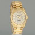 2017 PAPERS MINT Rolex President Day Date Yellow Gold 118238 Meteorite Diamond Watch