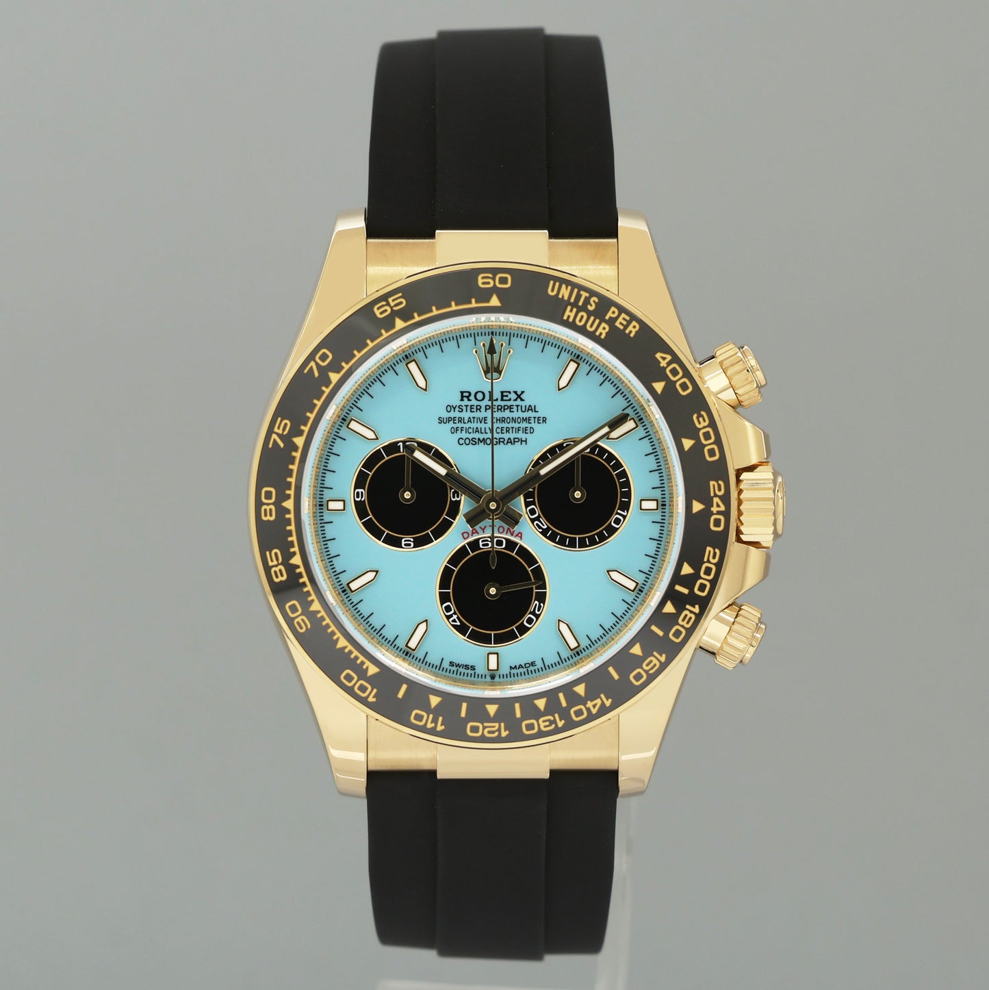 JULY 2026 NEW PAPERS Rolex Oysterflex Daytona 126518LN Gold Tiffany Blue Watch Box
