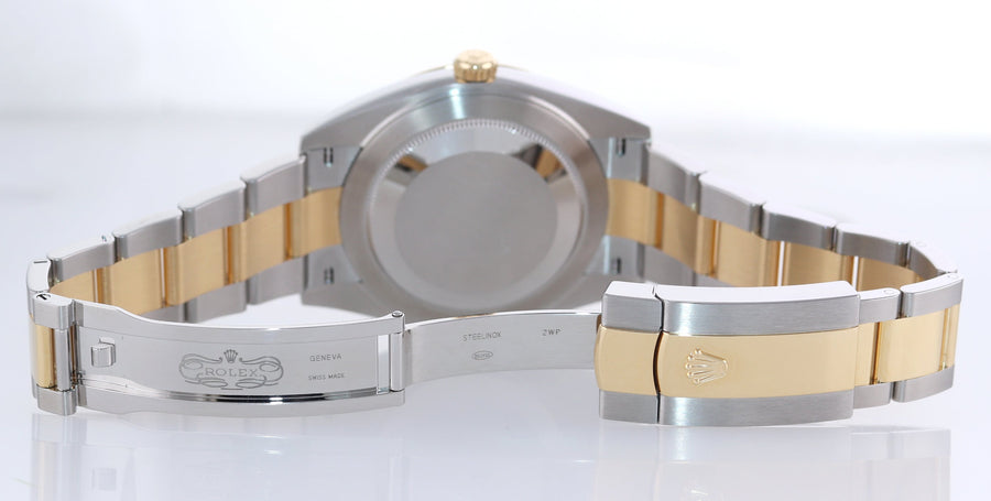 2023 MINT Rolex 126333 DateJust 41 Two Tone Gold 41mm Champagne Stick Watch