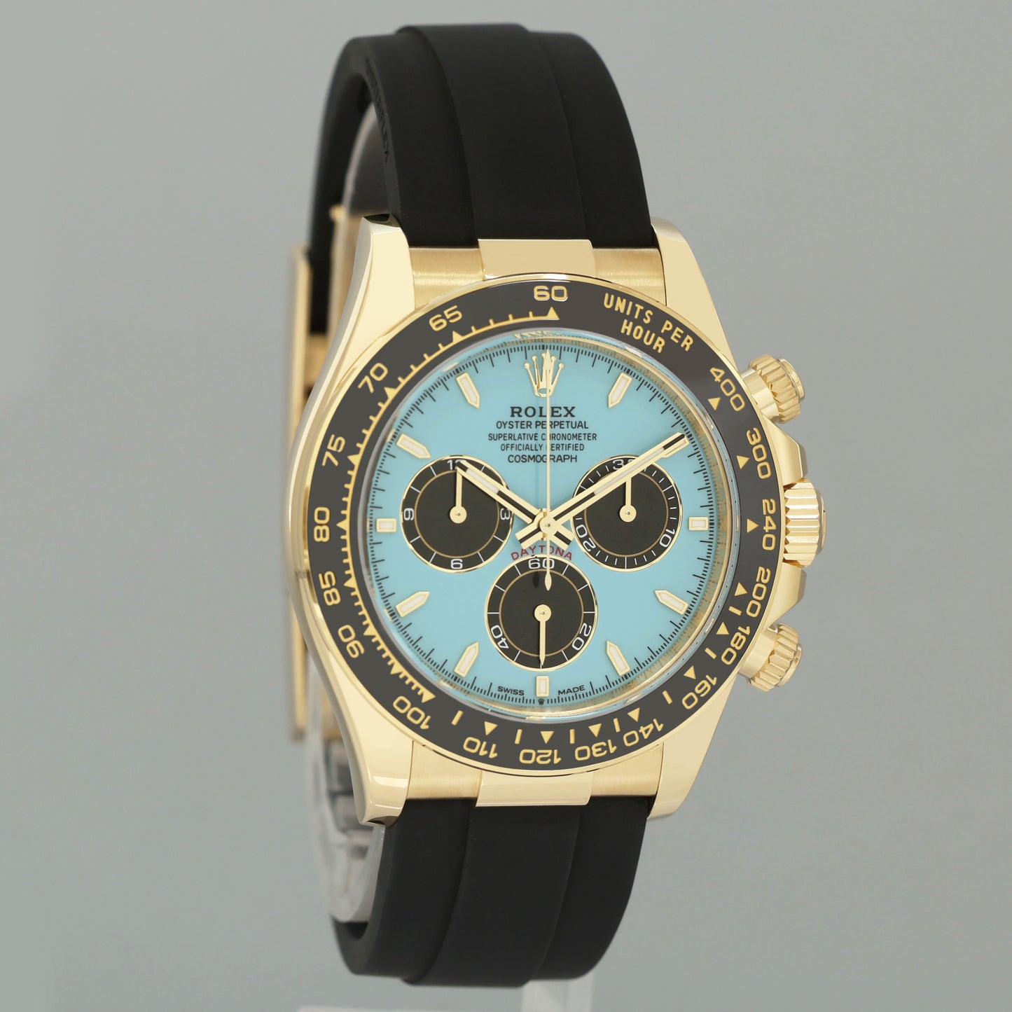 JULY 2026 NEW PAPERS Rolex Oysterflex Daytona 126518LN Gold Tiffany Blue Watch Box