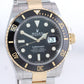 2023 Rolex Submariner 41mm Ceramic Black 126613 LN Two Tone Yellow Gold Steel Watch