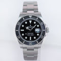 AUG 2025 NEW PAPERS Rolex Submariner 41mm Black Ceramic Steel 126610 LN Watch Box