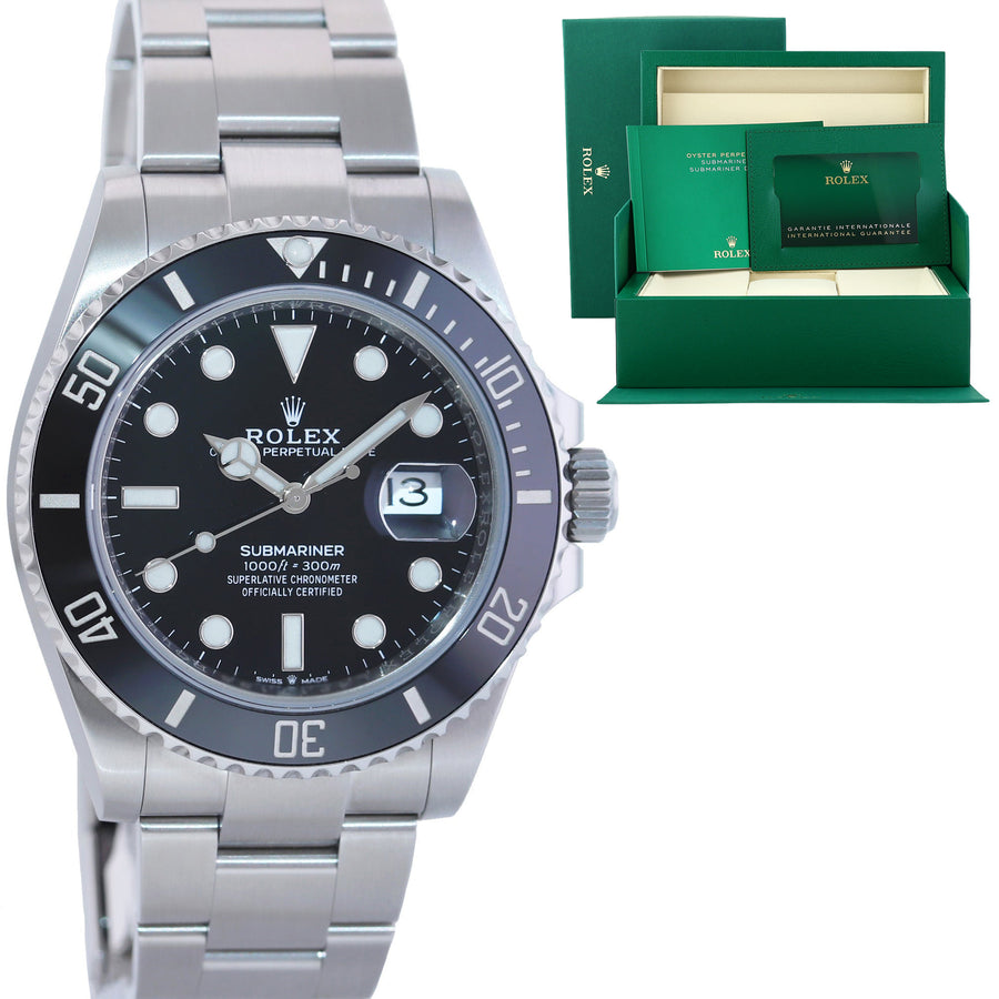 JUNE 2026 NEW PAPERS Rolex 126610LN Submariner 41mm Black Dial Ceramic Watch Box
