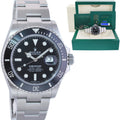 MINT 2021 PAPERS Rolex Submariner 41mm Black Ceramic 126610 Watch Box