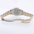 MINT 2015 Rolex Datejust 2 Black Roman 116333 Two-Tone Yellow Gold Oyster Watch Box