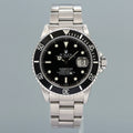 MINT Rolex Submariner Date 16800 Steel Black 40mm Oyster Watch Box