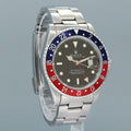 MINT Rolex 16710 GMT-Master II Pepsi Blue Red 40mm Tritium Steel Watch Box