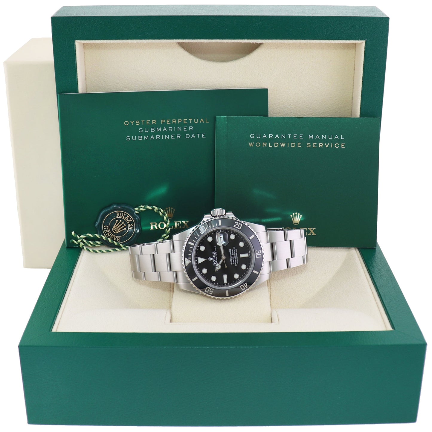 MINT 2022 Rolex Submariner 41mm Black Ceramic 126610LN Watch Box