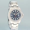 2025 CPO PAPERS MINT Rolex Yacht-Master 116622 Steel Platinum Blue Dial 40mm Watch Box