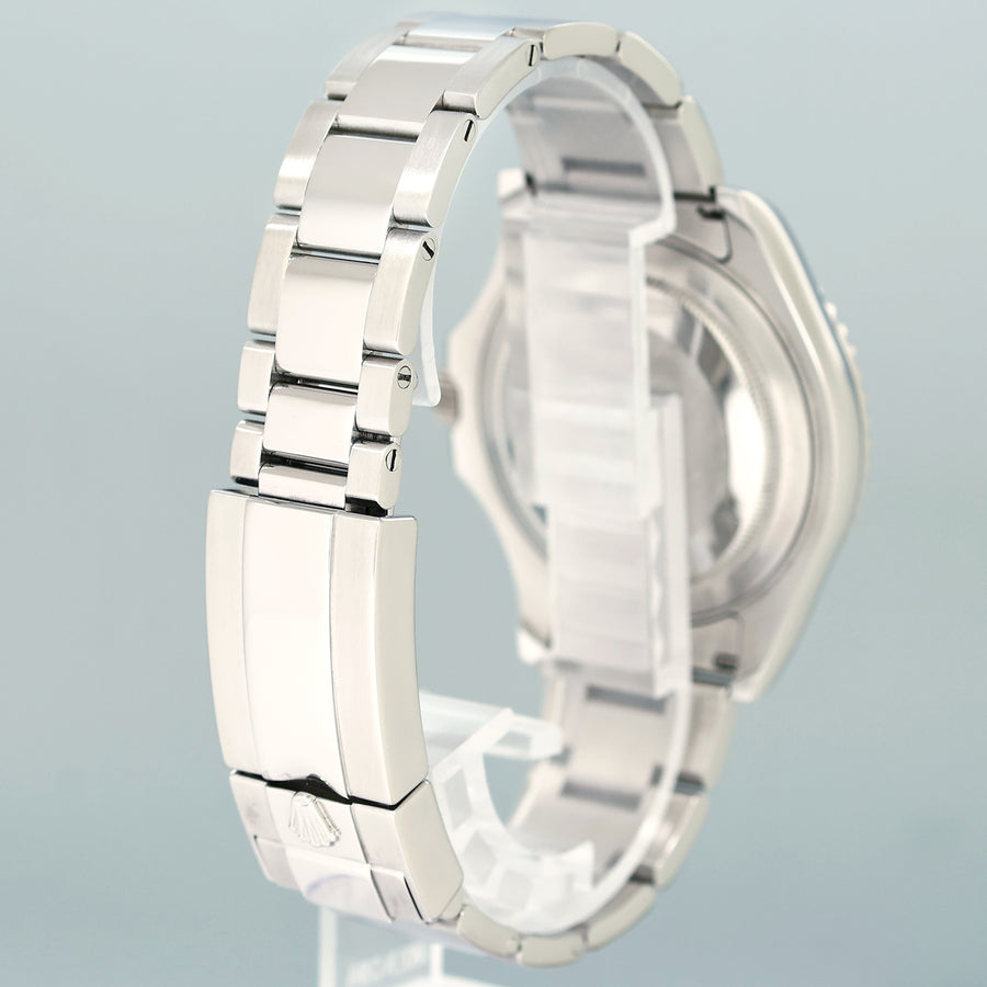 2025 CPO PAPERS MINT Rolex Yacht-Master 116622 Steel Platinum Blue Dial 40mm Watch Box