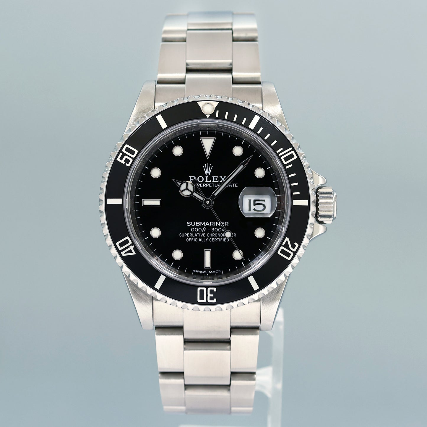 2025 RSC PAPERS MINT Rolex Submariner Date 16610LN Stainless Steel 40mm Black Watch