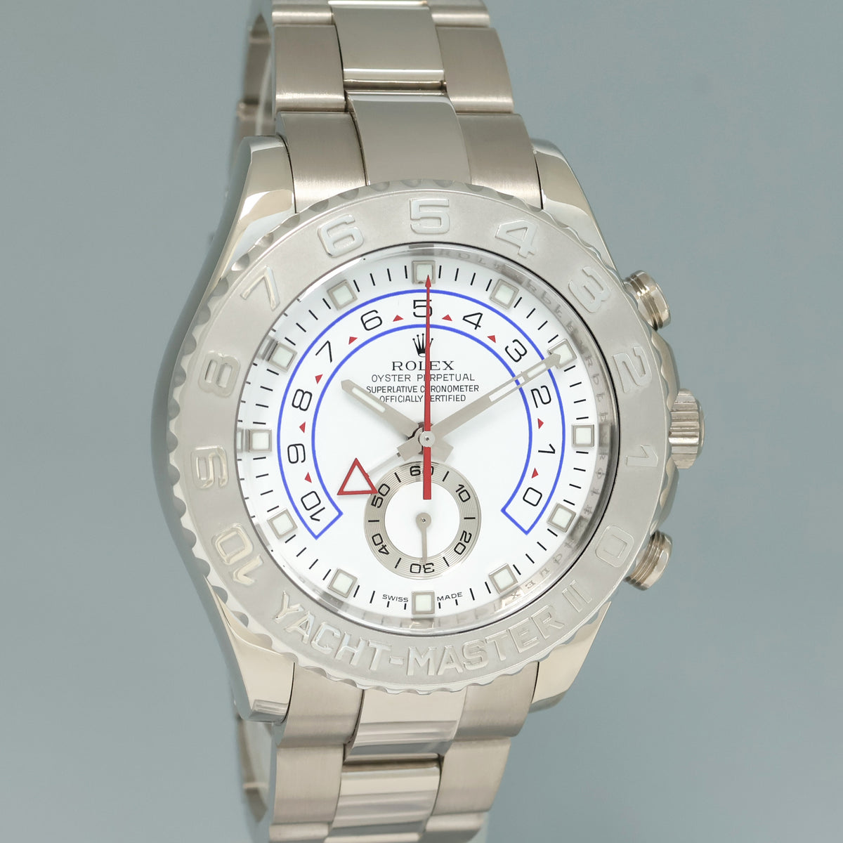 2023 CPO Papers MINT Rolex Yacht-Master II 2 18k White Gold 44mm 116689 Watch Box