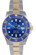 2022 NEW PAPERS Rolex Submariner 41mm Blue 126613LB Two Tone Gold Steel Watch Box