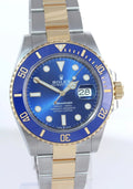 2022 NEW PAPERS Rolex Submariner 41mm Blue 126613LB Two Tone Gold Steel Watch Box