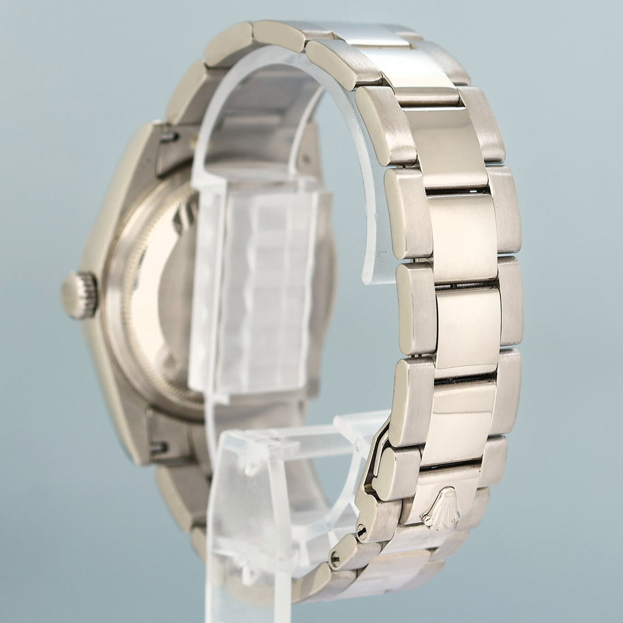PAPERS MINT Rolex President Day Date Diamond 118209 White Gold Oyster Watch Box