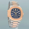 MINT PAPERS 5980/1AR-001 Patek Philippe Nautilus Rose Gold Two Tone Blue Watch Box