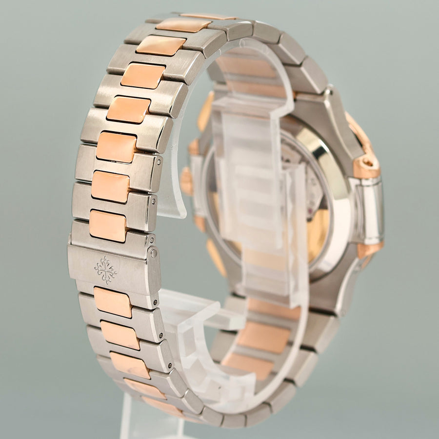 MINT PAPERS 5980/1AR-001 Patek Philippe Nautilus Rose Gold Two Tone Blue Watch Box