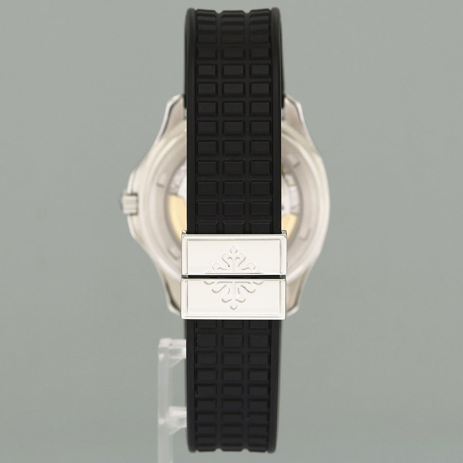 MINT PAPERS Patek Philippe Steel Aquanaut Black Rubber JUMBO 5065 38mm Tritium Watch