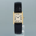 MINT PAPERS Cartier Tank Louis 1140 Large Size 23mm 18k Yellow Gold Mens Watch