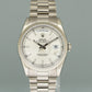 2014 PAPERS MINT Rolex President Day Date 36mm Silver Stick 118239 White Gold Watch