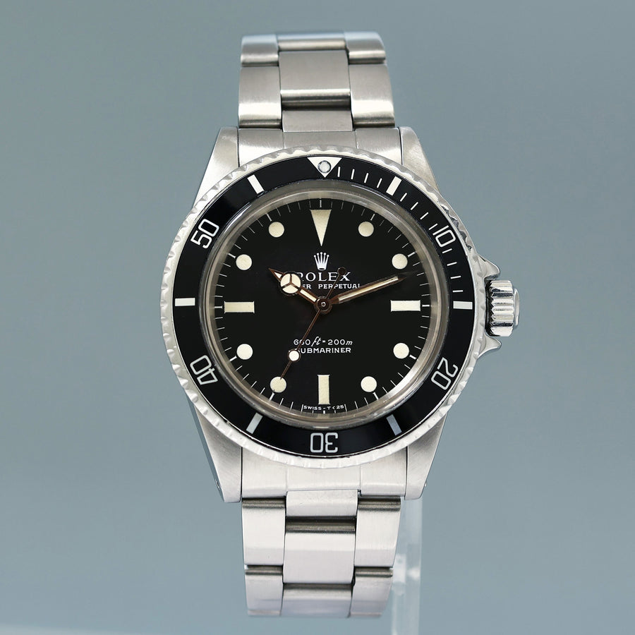 Rolex Submariner 5513 Matte Feet First Dial 40mm Steel Oyster Watch Box