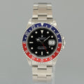 MINT 1989 Rolex 16700 GMT-Master Pepsi Blue Red Steel 40mm Watch Box