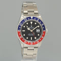 MINT 1989 Rolex 16700 GMT-Master Pepsi Blue Red Steel 40mm Watch Box