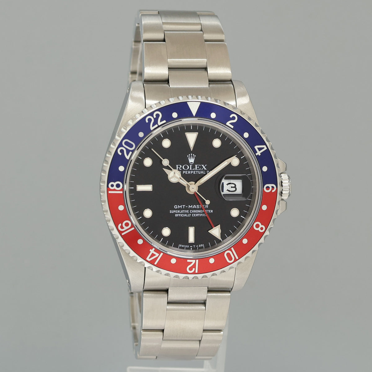 MINT 1989 Rolex 16700 GMT-Master Pepsi Blue Red Steel 40mm Watch Box