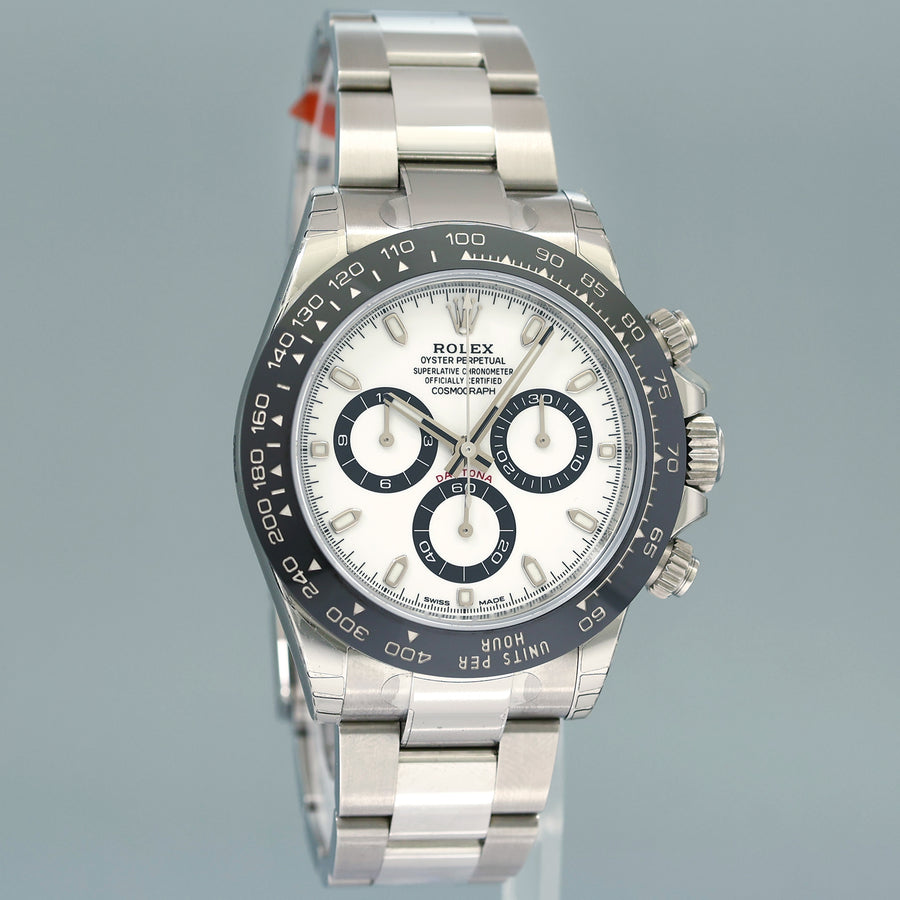 BRAND NEW STICKERS PAPERS Rolex Daytona 116500LN White Ceramic Panda Watch Box