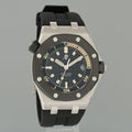PAPERS Audemars Piguet Royal Oak Offshore White Gold Black 42mm 15720CN Watch