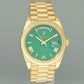 MINT Rolex Day-Date 40 President 228238 Green Enamel Roman Gold Watch Box