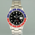 Rolex GMT-Master Pepsi Blue Red 40mm Tritium Steel 16700 Watch Box