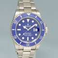 2026 RSC Papers Rolex Submariner Smurf 116619 White Gold Blue 40MM Watch Box