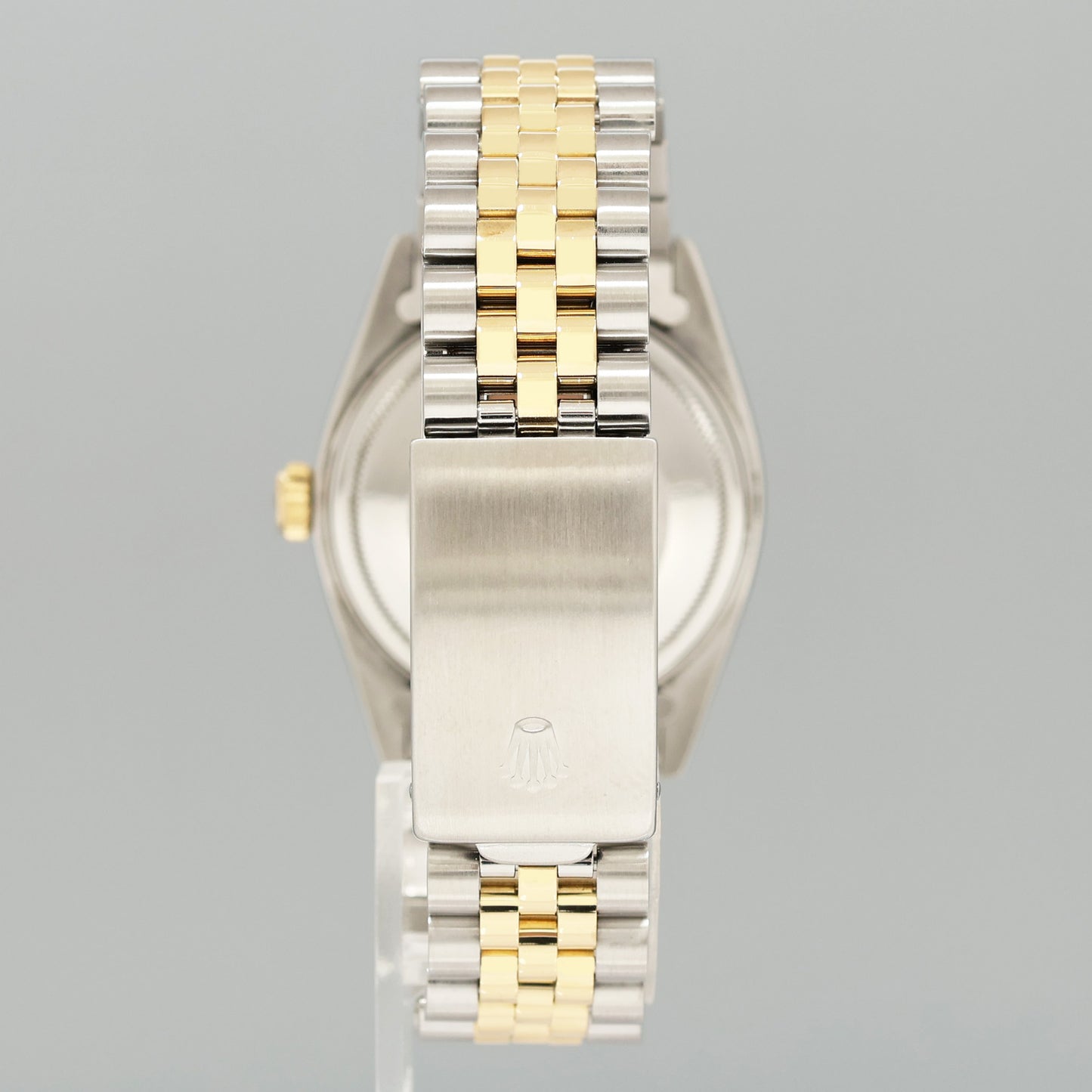 Rolex DateJust 36mm White Roman 16013 Two Tone Yellow Gold Steel Jubilee Watch Box