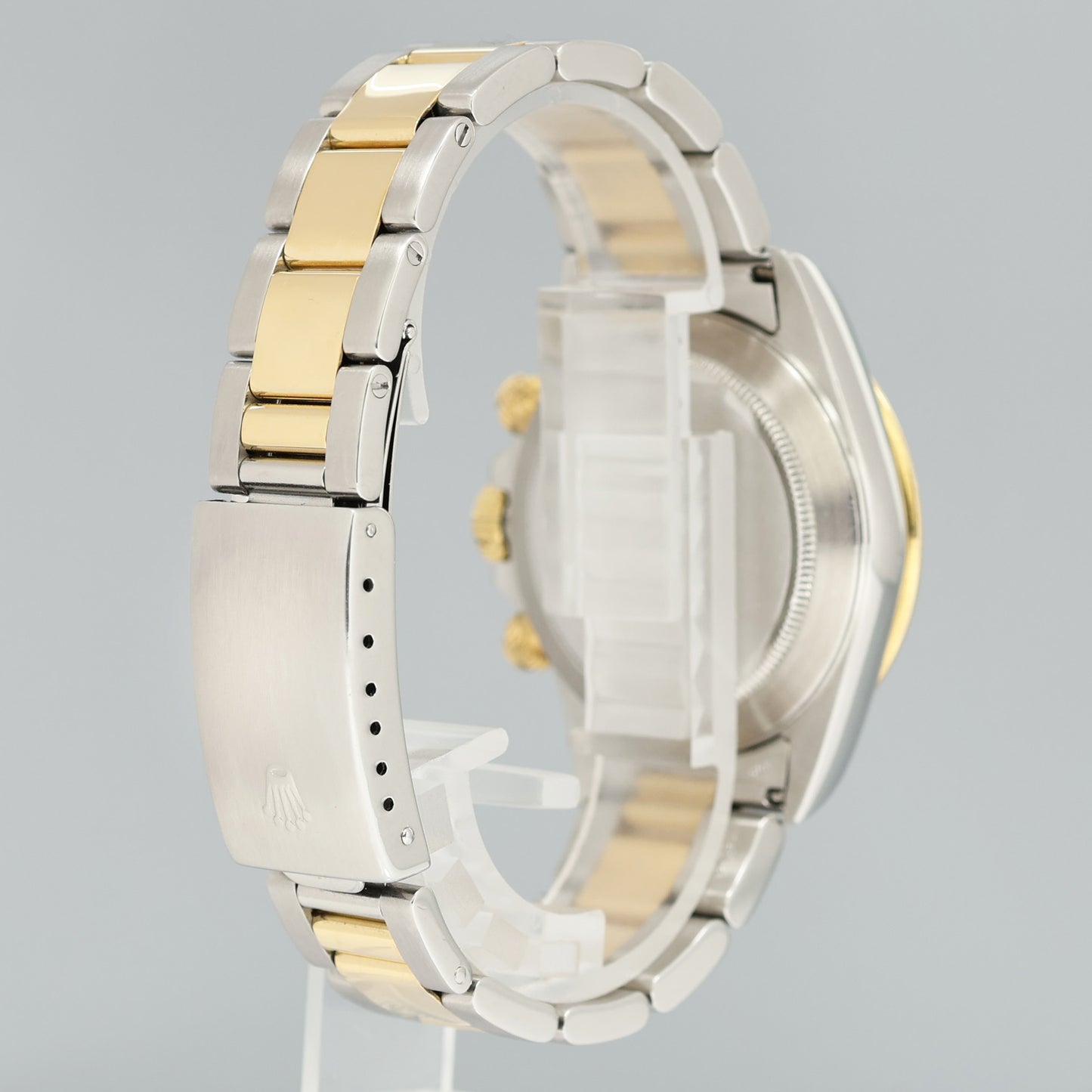 1989 Rolex Daytona 16523 Zenith Two Tone Yellow Gold White Stick Watch Box